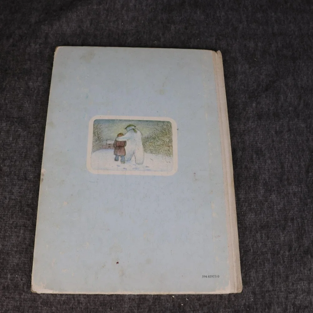 Vintage The Snowman Raymond Briggs White HC Random House Kids Christmas